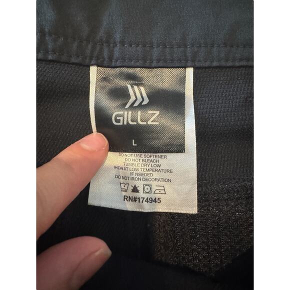 Gillz Men’s Gray Performance Pants L | Quick Dry Stretch Fishing Outdoor - Picture 7 of 9